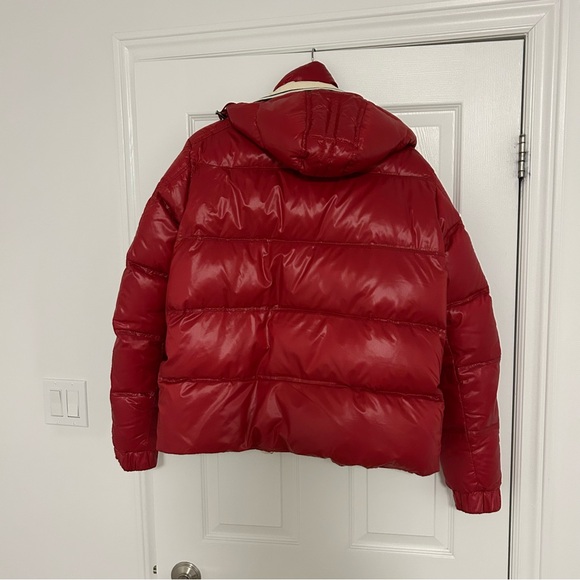Moncler Red Down Jacket - Picture 2 of 11